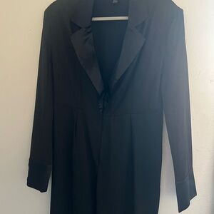 Elegant Black Long Sleeve romper